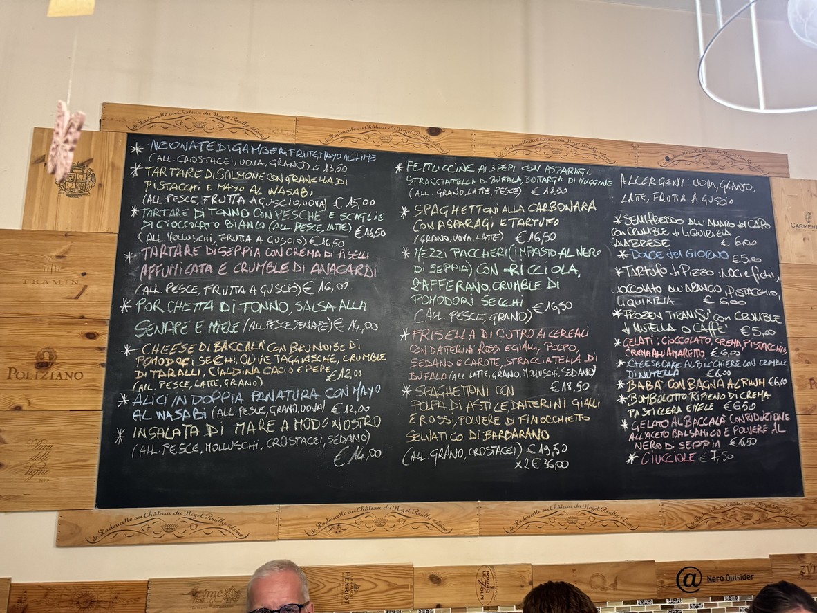 Aroma Flaminio menu 2