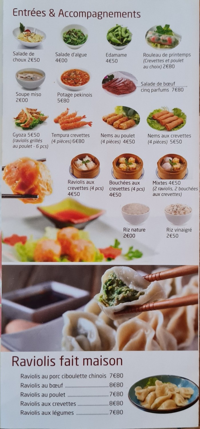 Délice de Charenton menu 2