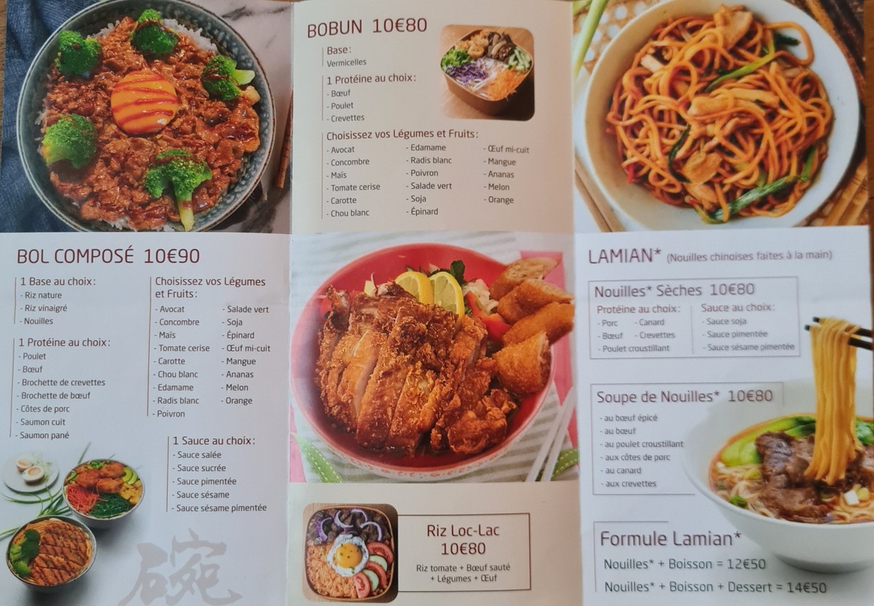 Délice de Charenton menu 3