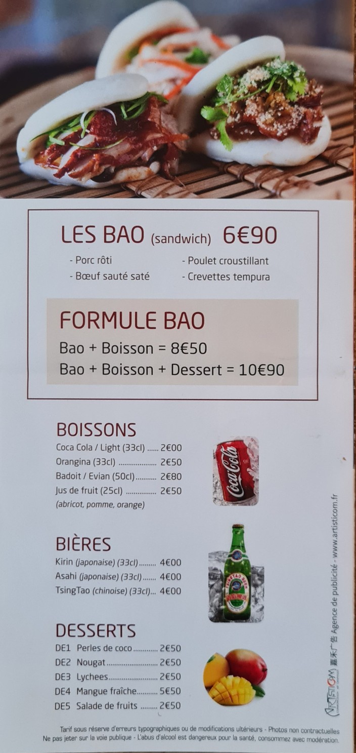 Délice de Charenton menu 4