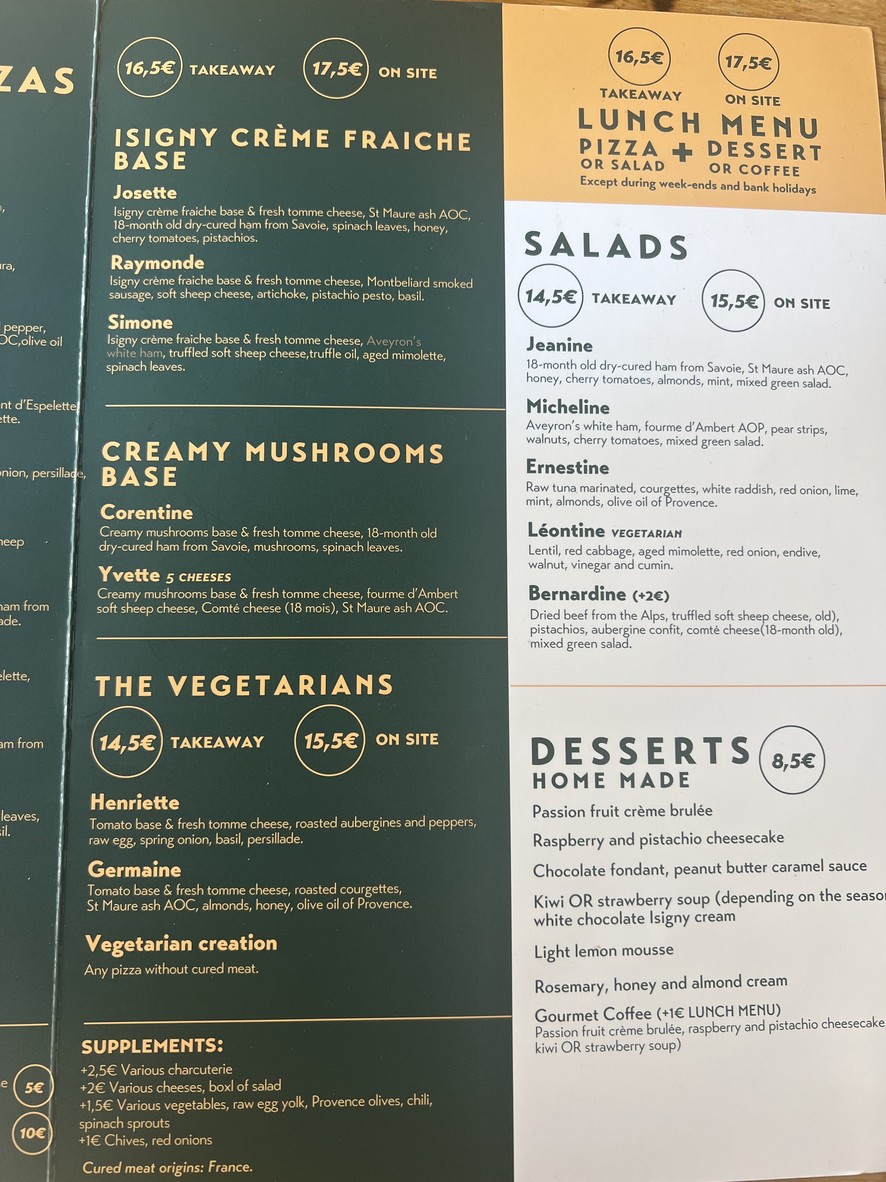 Oxymore menu 3