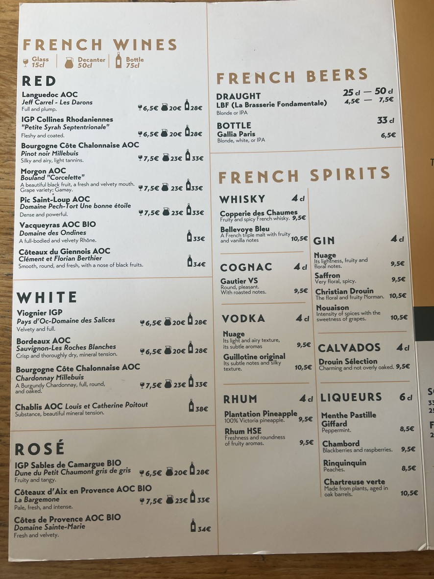 Oxymore menu 4