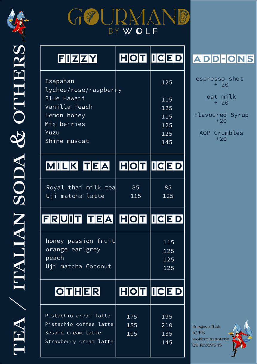 Wolf Croissanterie CDC menu 4