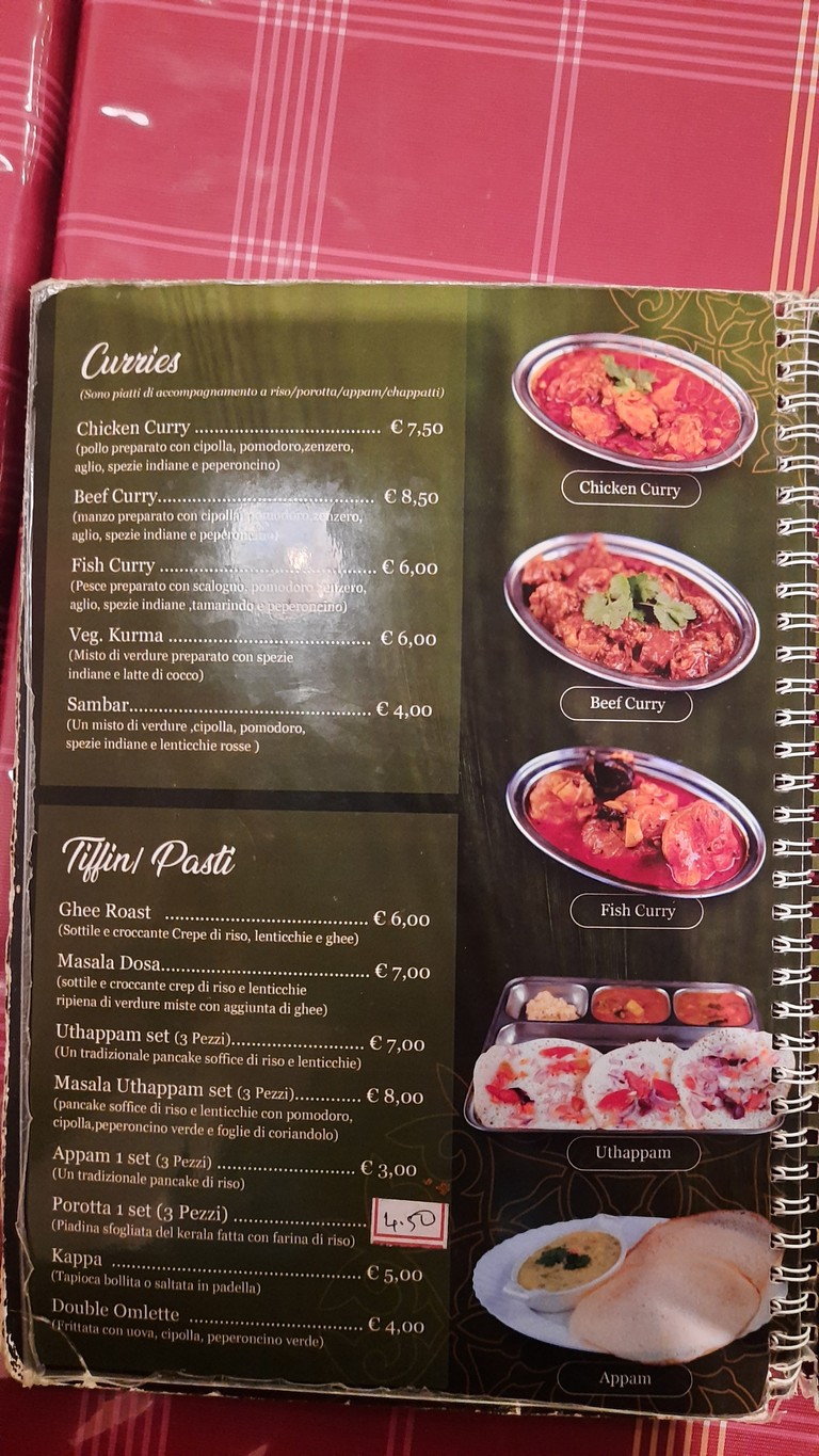 Kerala Restaurant - Indian(south) Cuisine menu 3