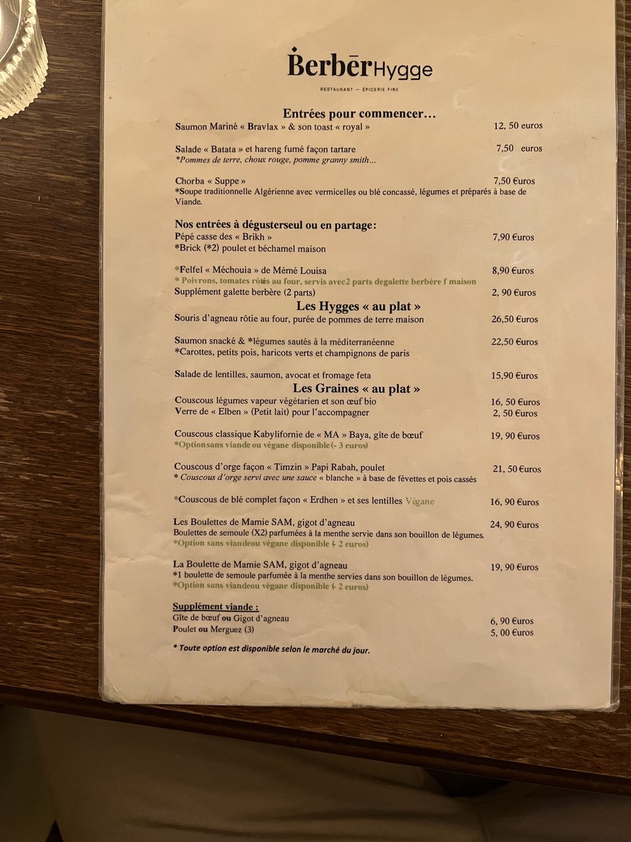 BerbèrHygge menu 1