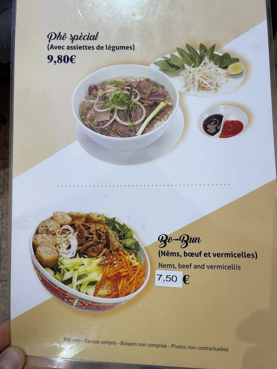 Traiteur Gourmet d'Asie menu 2