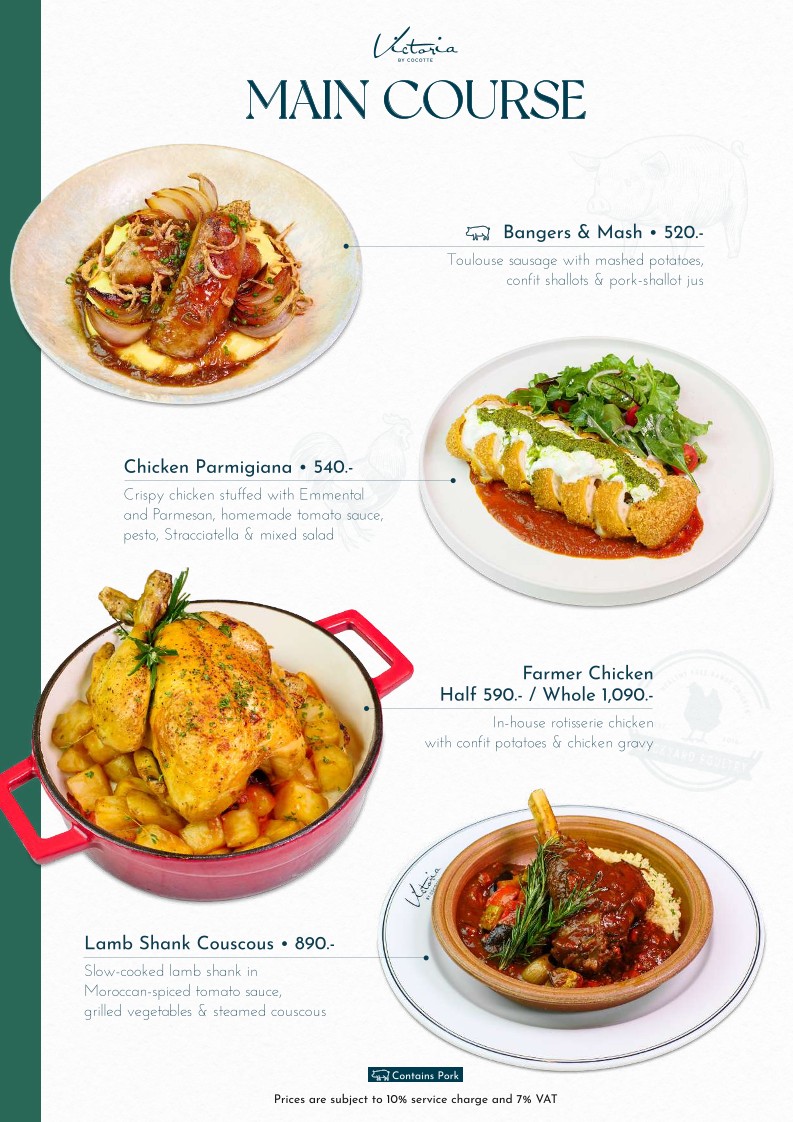 Victoria by Cocotte @ Emquartier menu 5