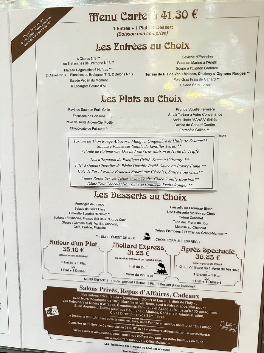Mollard menu 2