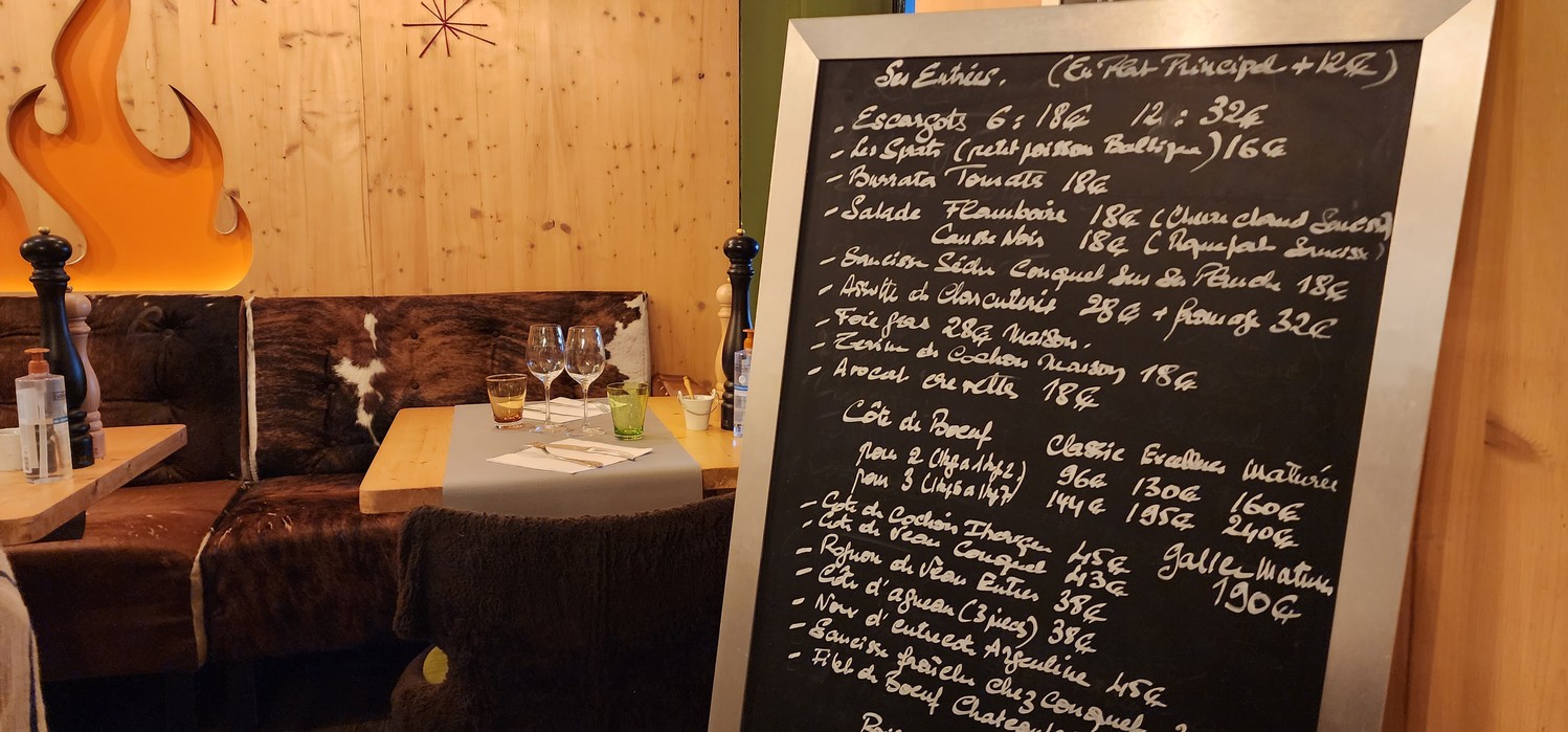 Restaurant Le Flamboire menu 1