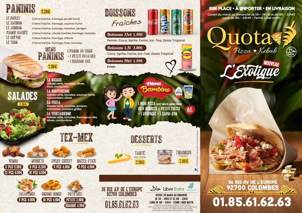 QUOTA Pizza Kebab