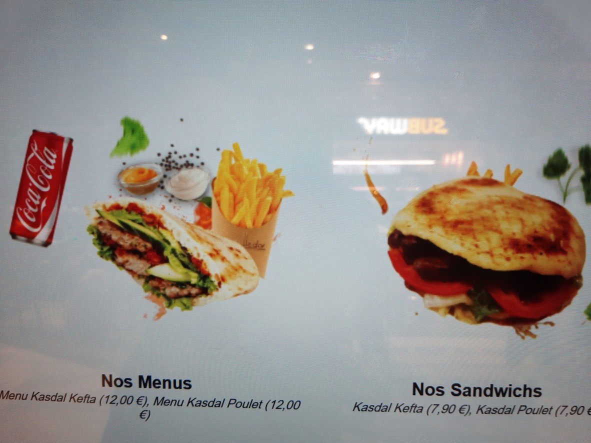 La Gazelle d'Or - QWARTZ menu 2