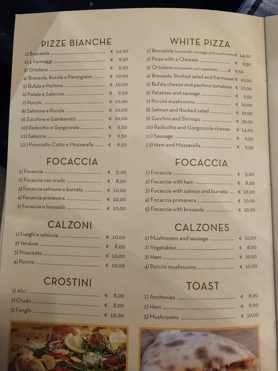 Ristorante Pizzeria Castello menu 5