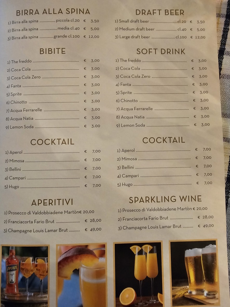 Ristorante Pizzeria Castello menu 8