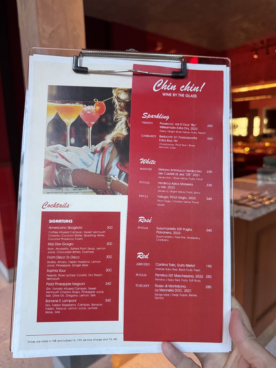 Capricci menu 3