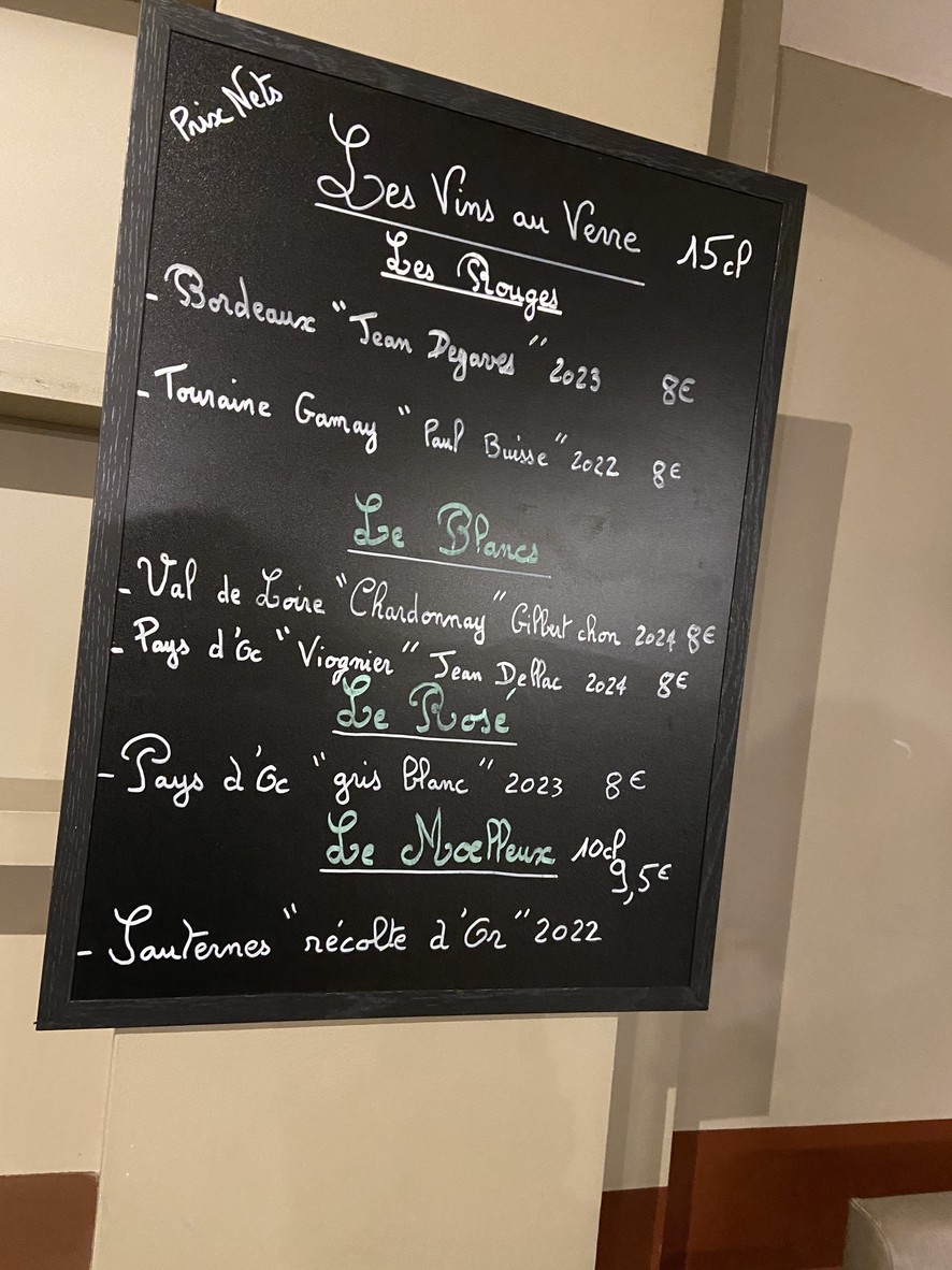 Le 41 Pasteur menu 3
