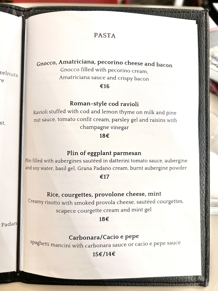 Bottega Tredici menu 4