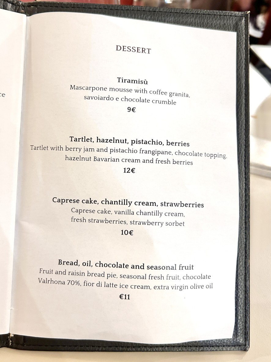 Bottega Tredici menu 6