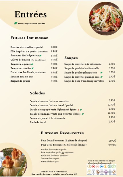 Tamarindo menu 3