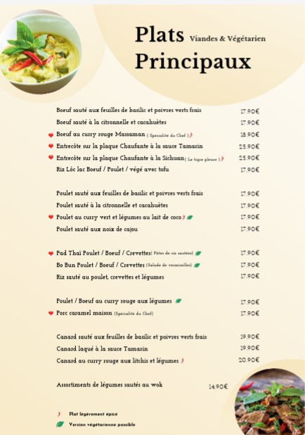 Tamarindo menu 4