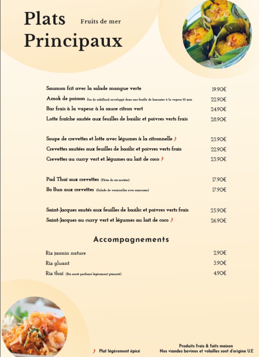 Tamarindo menu 5