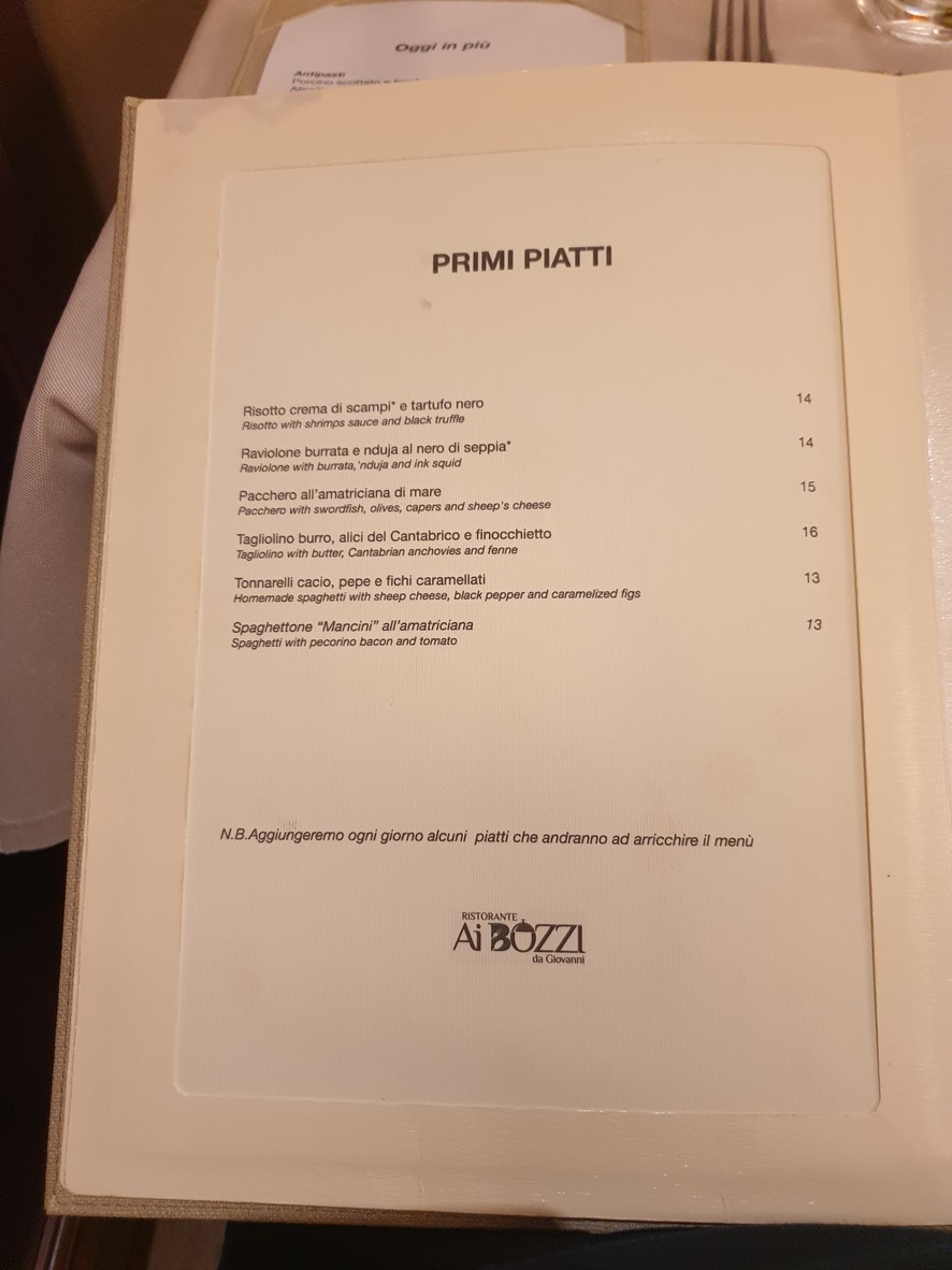 Ai Bozzi menu 3