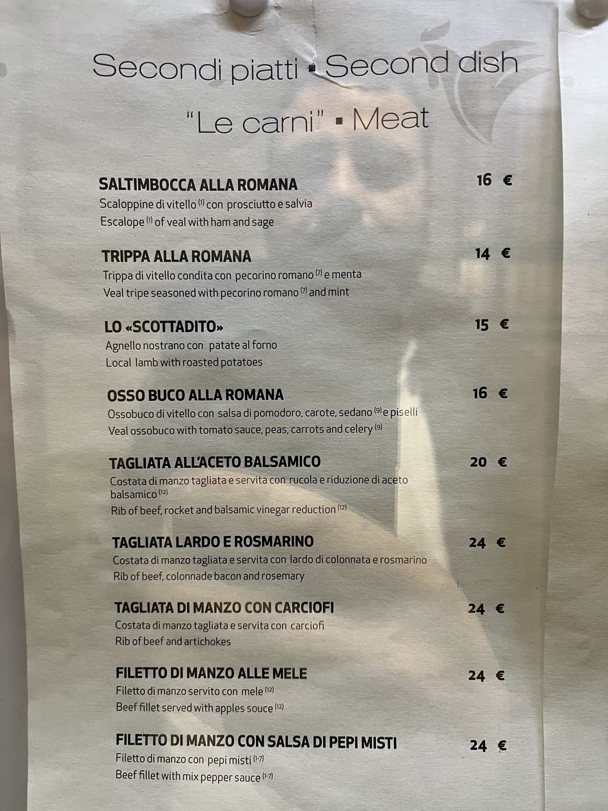 Al Gallinaccio menu 4