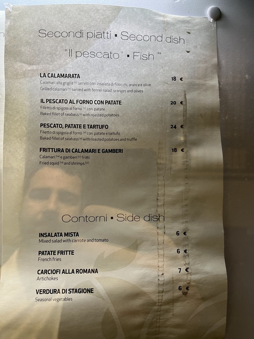 Al Gallinaccio menu 5