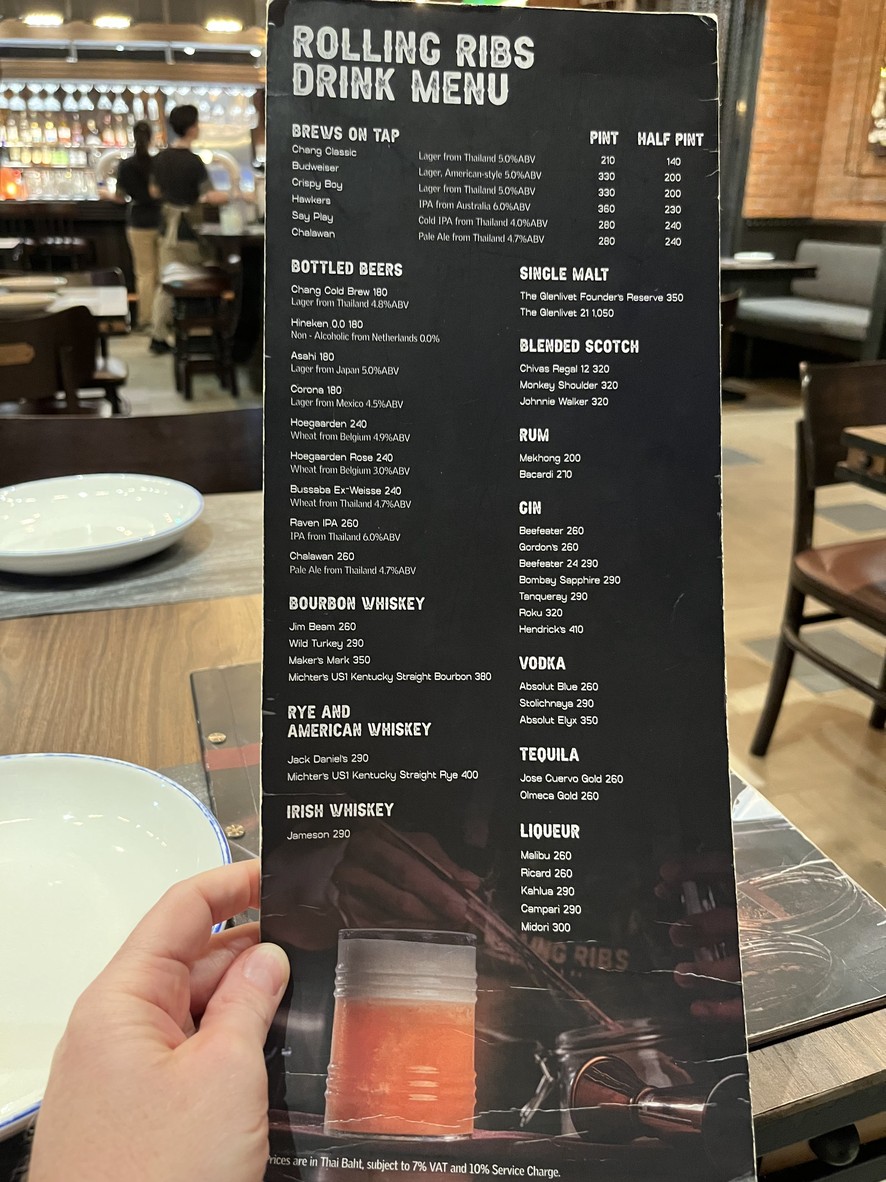 Rolling Ribs Brew Bar & BBQ menu 6