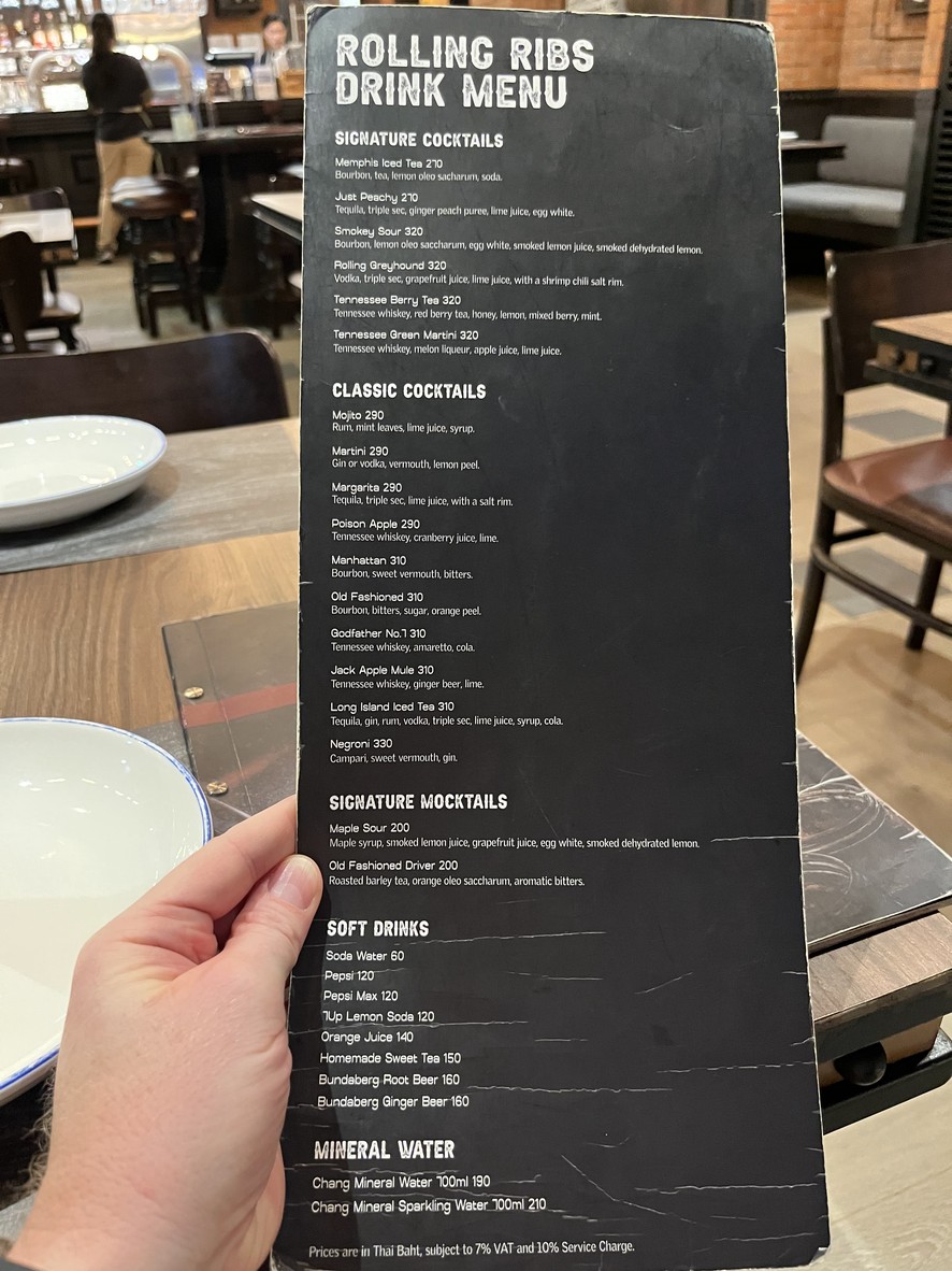 Rolling Ribs Brew Bar & BBQ menu 7