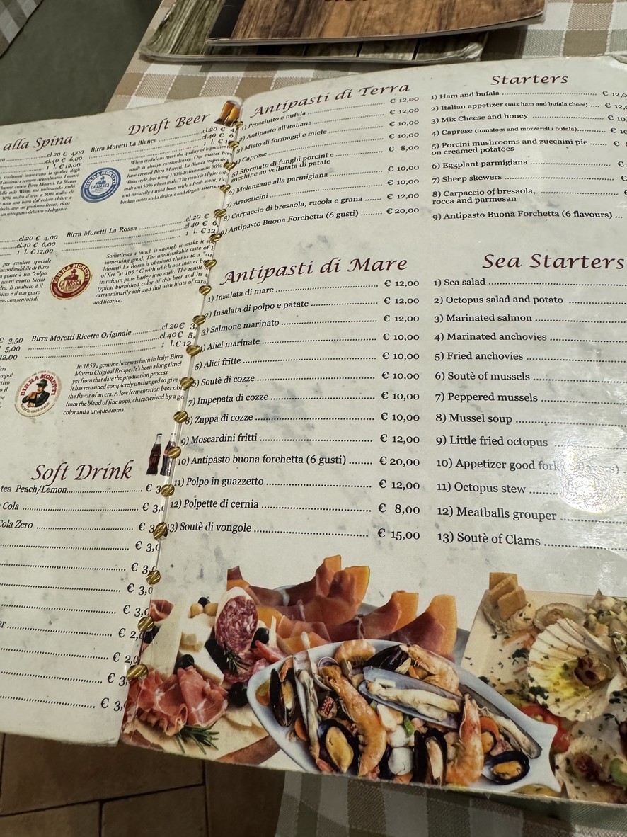 Ristorante pizzeria Buona Forchetta menu 1