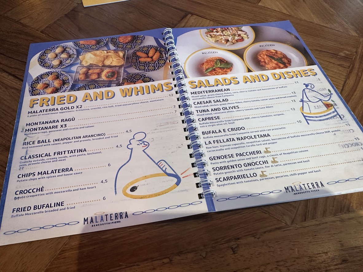Malaterra menu 1