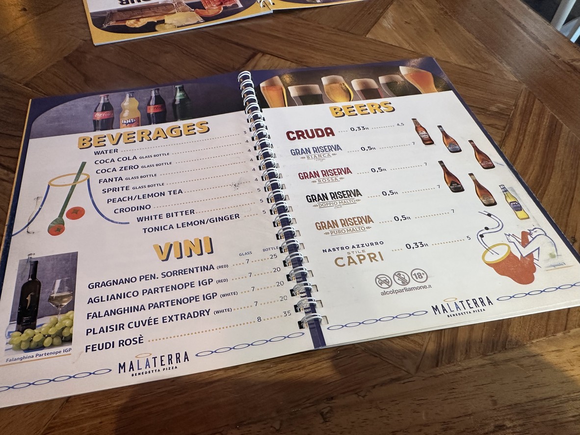 Malaterra menu 3