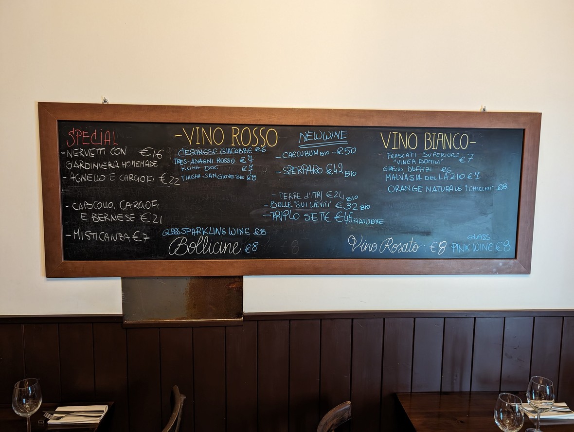 L'Osteria della Trippa menu 2