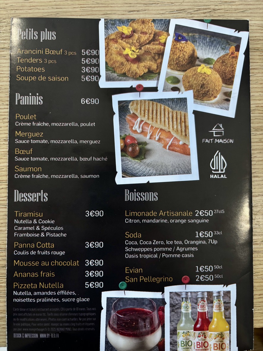 Nonno Mino menu 4