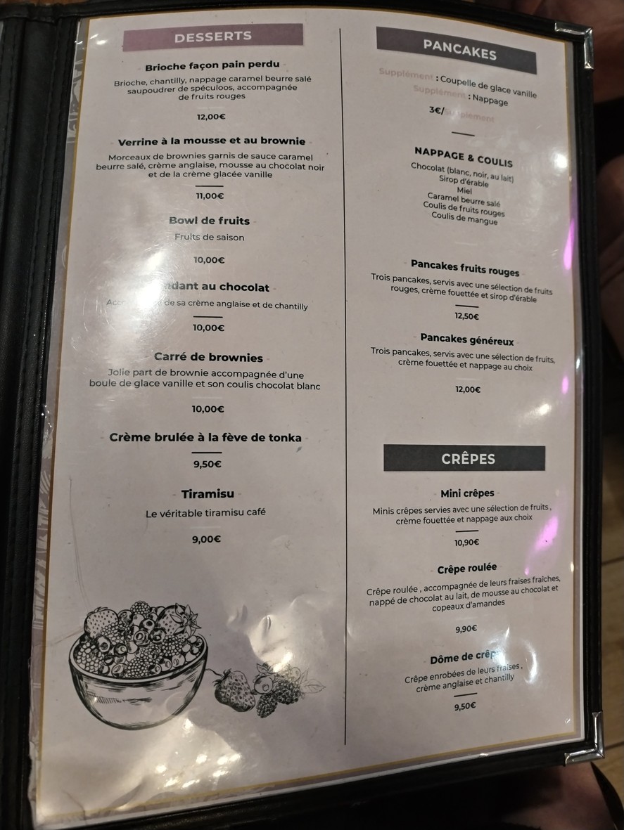 Warry's coffee LEVALLOIS-PERRET menu 2