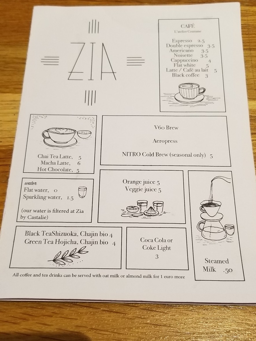Zia menu 2