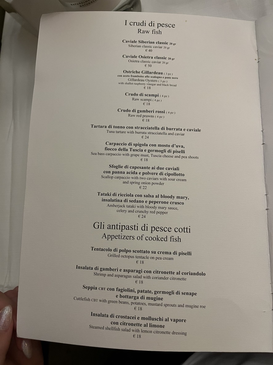 Ristorante Fuocolento menu 3