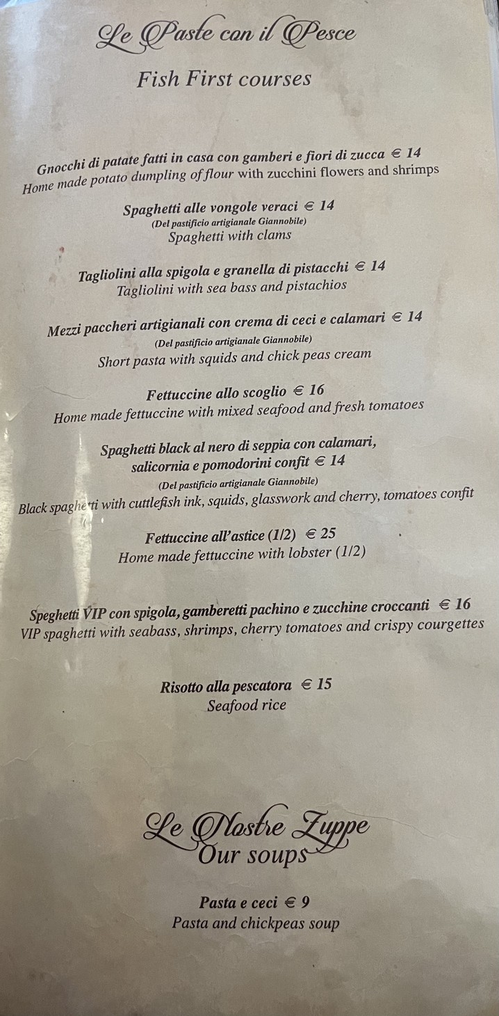 Ristorante Fuocolento menu 5