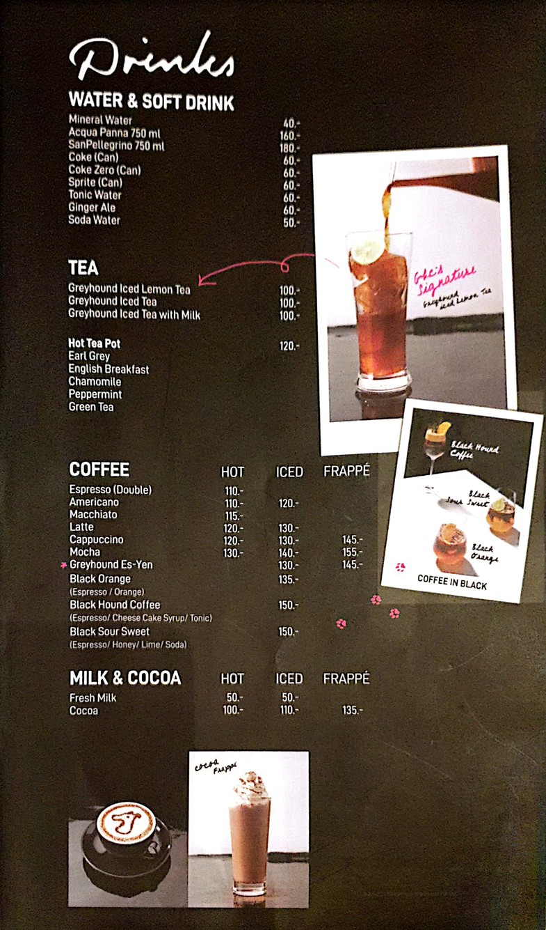 Greyhound Cafe - Central EastVille menu 3