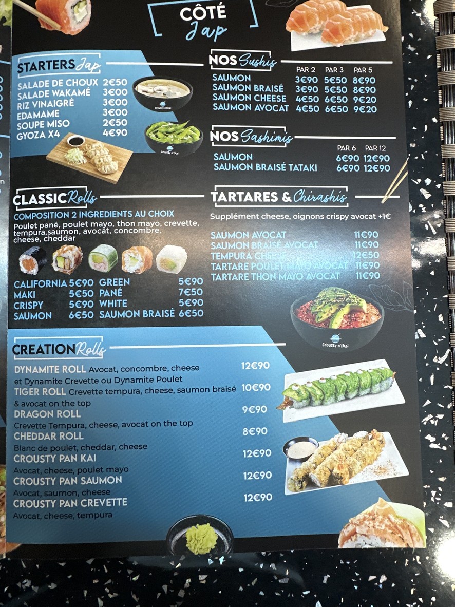 Crousty n’Thai menu 2