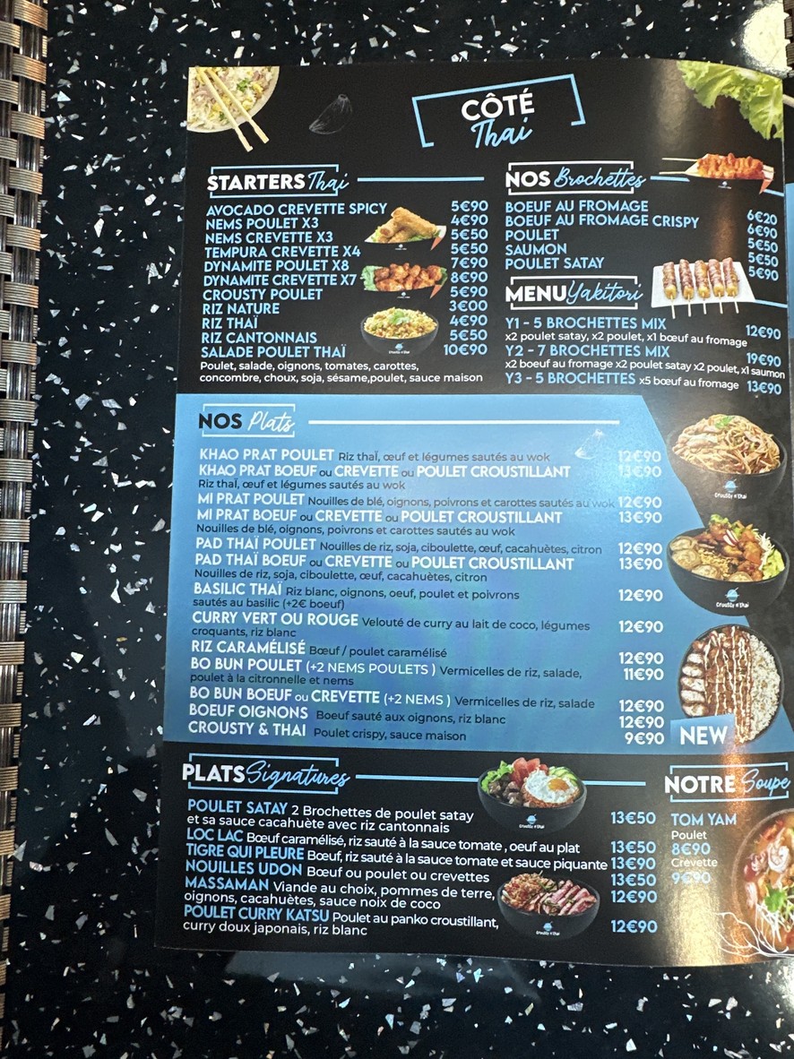 Crousty n’Thai menu 4