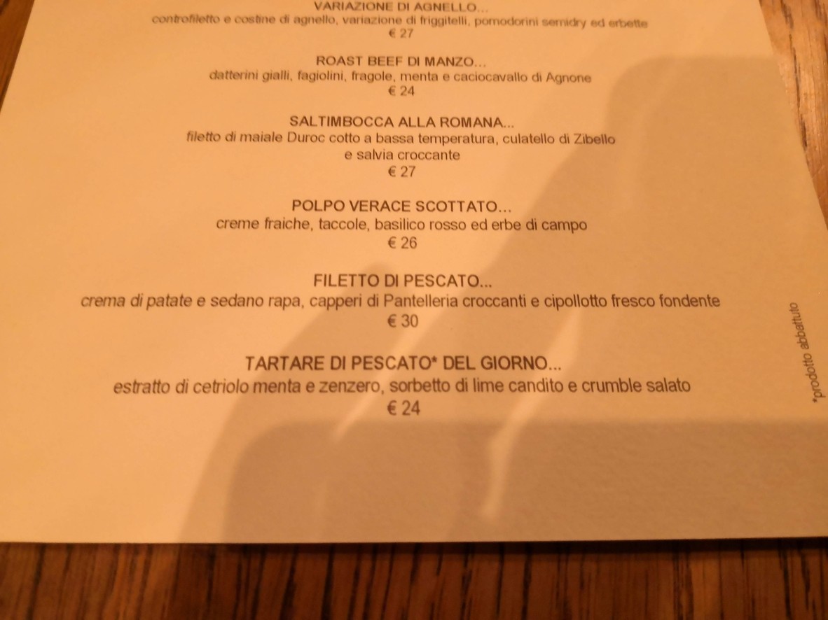 Terrazza Tevere Botanical Rooftop menu 2