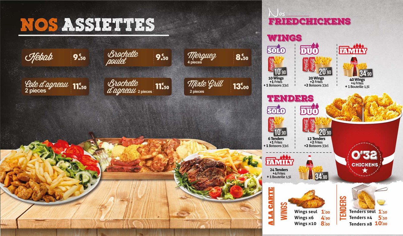 restaurant O'32 menu 4