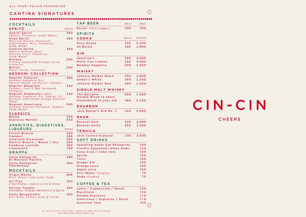 Cantina Italian Kitchen (Ari) menu 10