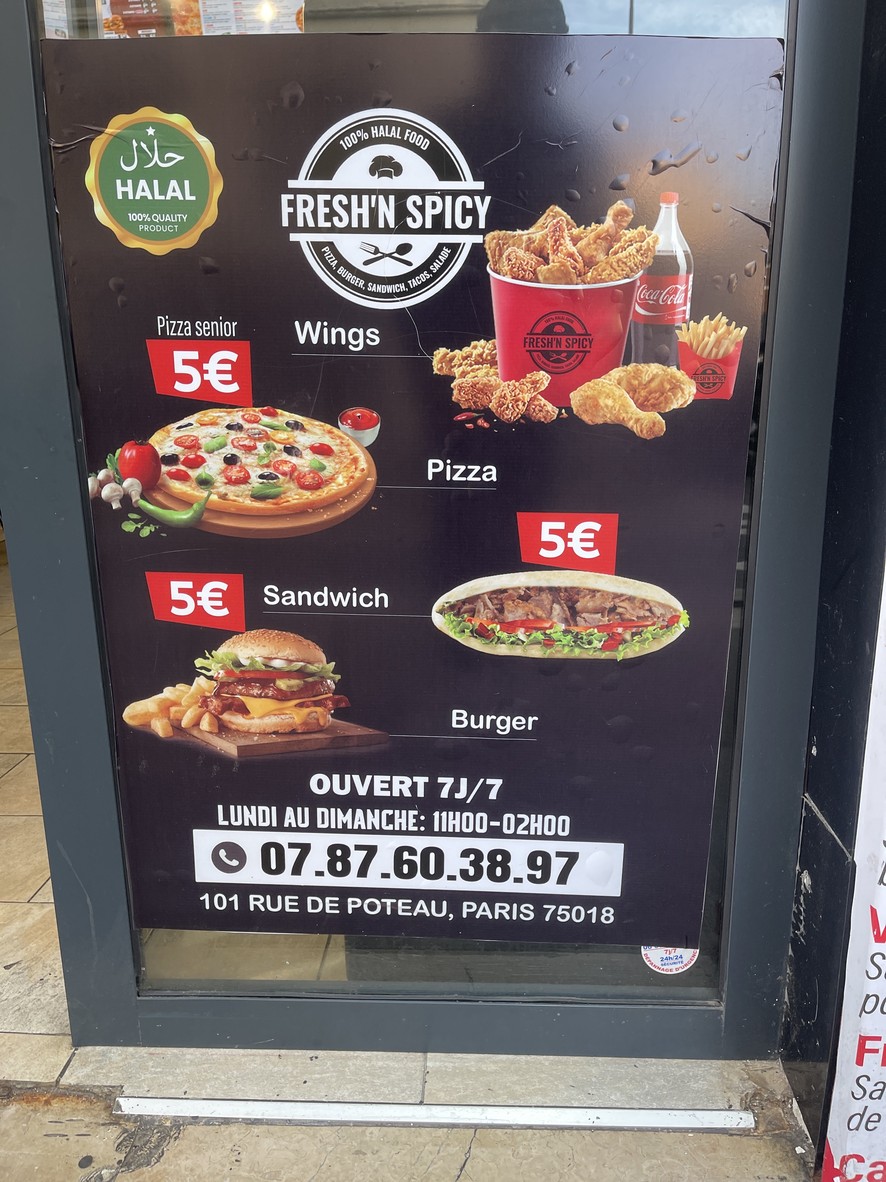 Fresh'N Spicy menu 1