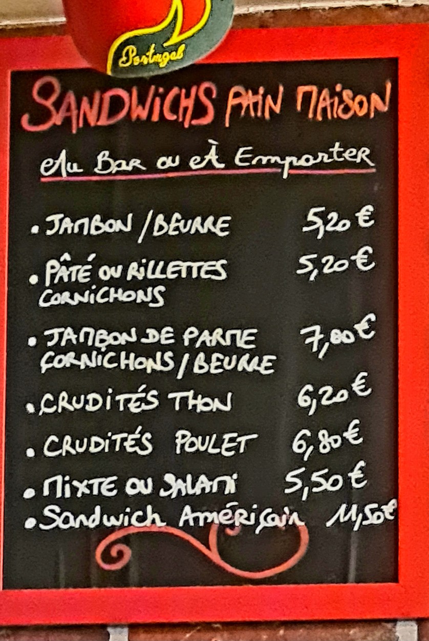 Le Virginia menu 2