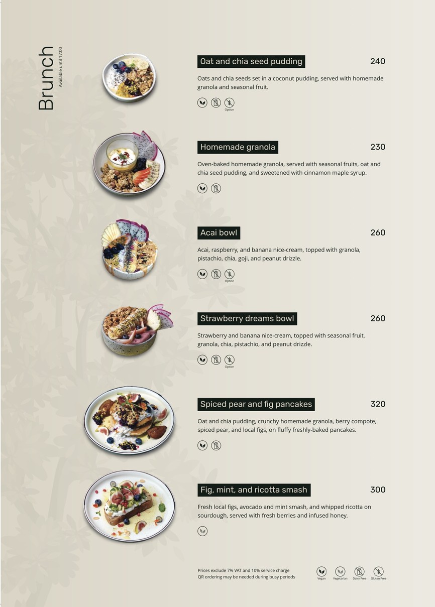Yellow Lane menu 6