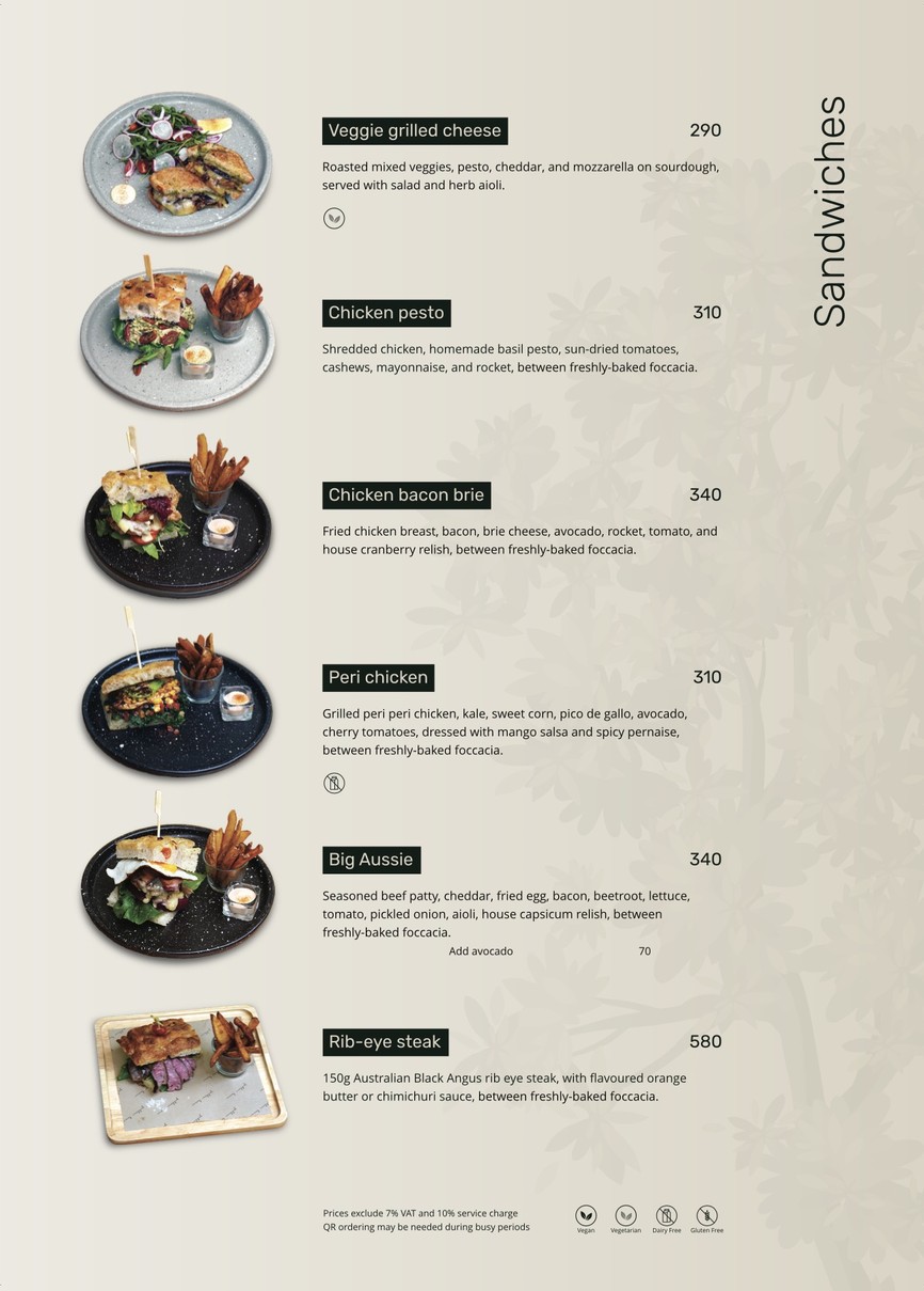 Yellow Lane menu 7