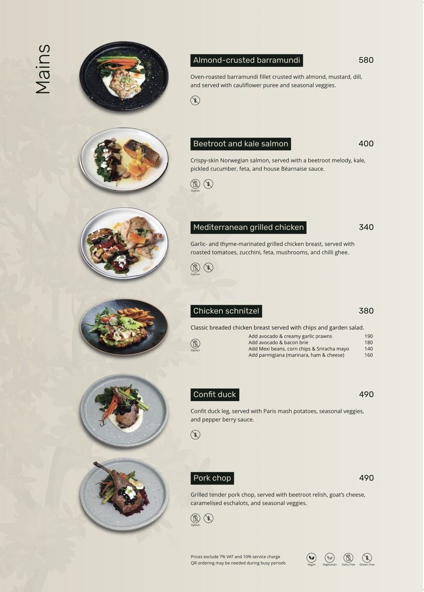Yellow Lane menu 9