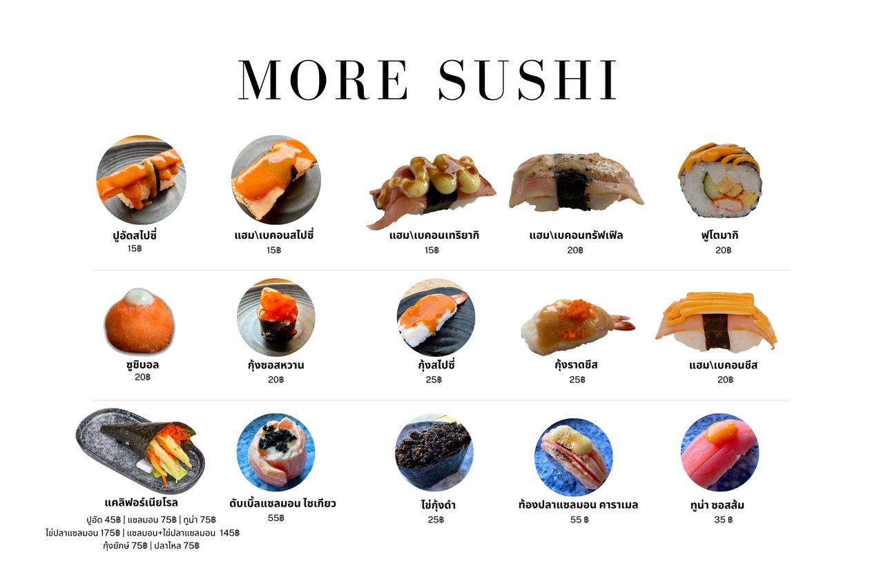 Qilin Sushi and Bento, Charansanitwong Branch (Bang Ao) menu 3